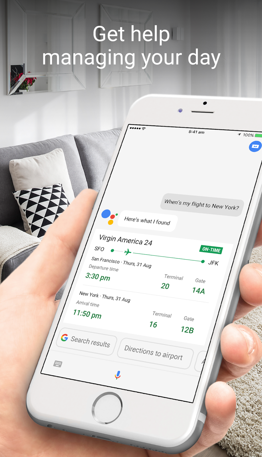 google assistant for iOS